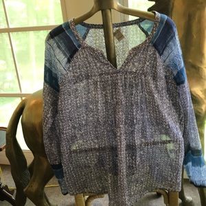 Lucky Brand peasant top